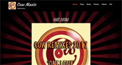 Desktop Screenshot of cowmusic.co.uk