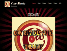 Tablet Screenshot of cowmusic.co.uk